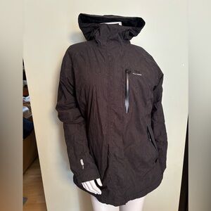 Helly Hansen Black/Grey Patterned Ski Jacket